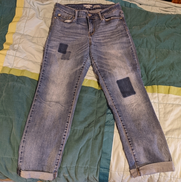 Levi's Denim - Levi's patched mom jeans